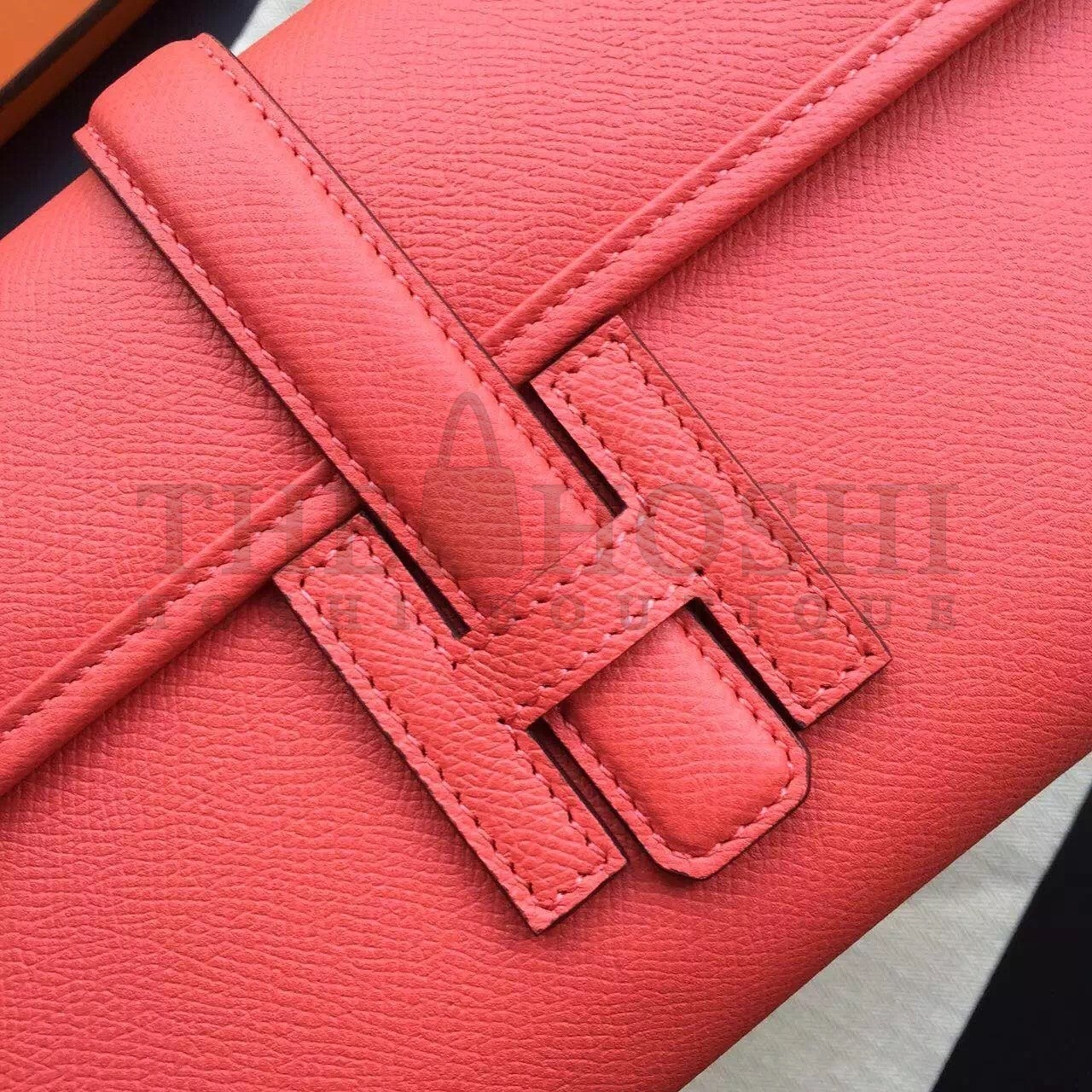 H**me5 Rouge Pivoine Epsom Jige Elan 29 Clutch Bag Master Quality
