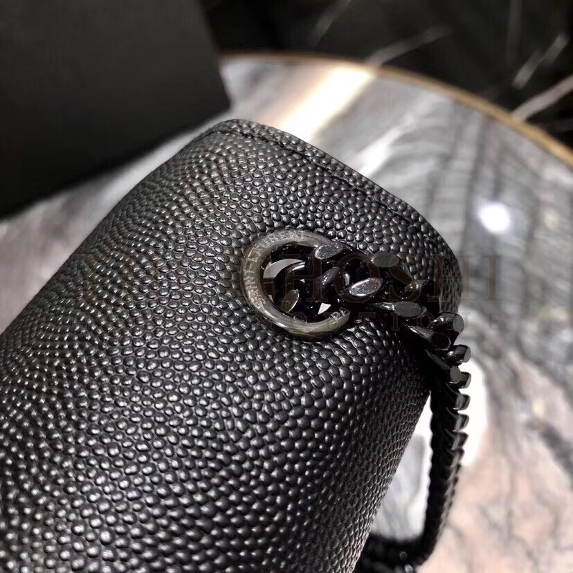 Sa1nt Lau*nt Medium Kate All Black Shoulder Bag Master Quality