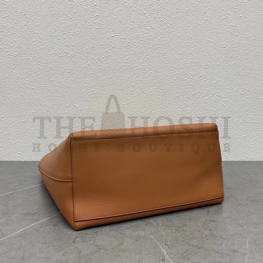 L0ew* Anagram Medium Tote Bag In Brown Calfskin Master Quality