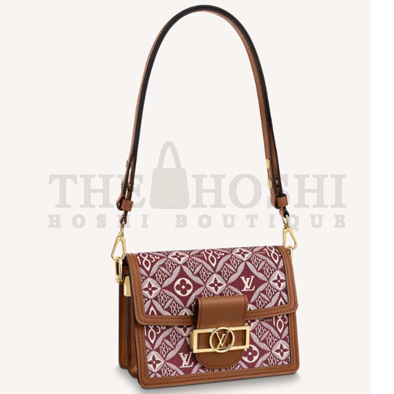 L0vis Vvtt0n LV Women Since 1854 Dauphine Mini Handbag Monogram Flowers Cowhide Master Quality
