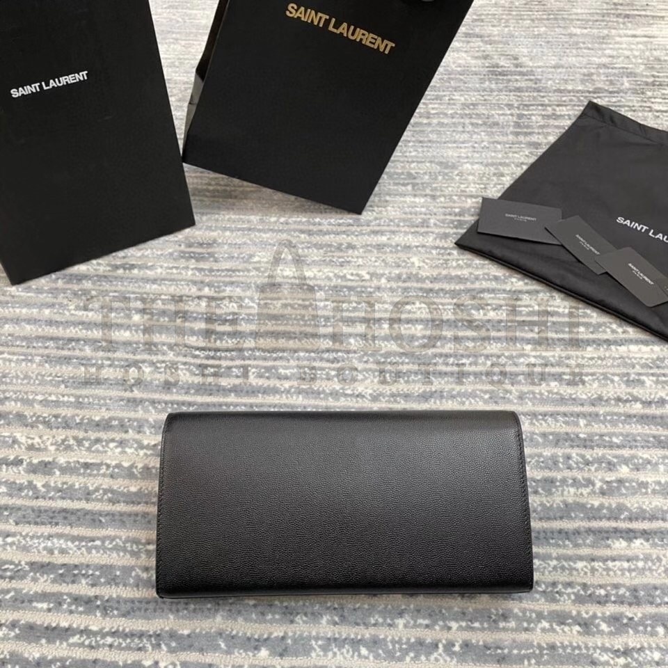 Sa1nt Lau*nt Kate Clutch In Black Grained Leather Master Quality