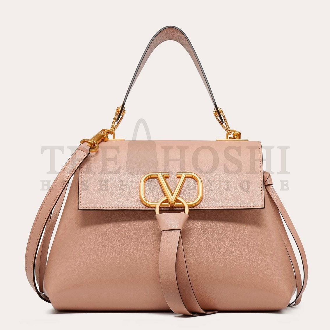 Va1e*ntin0 Small Vring Handbag In Pink Buffalo Leather Master Quality