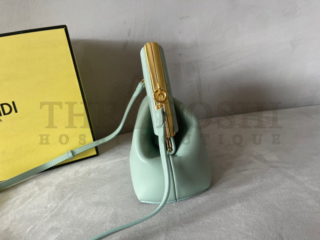 F**di First Small Bag In Mint Green Nappa Leather Master Quality
