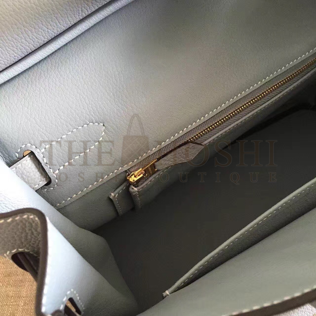 H**me5 Blue Lin Birkin 35cm Clemence Handmade Bag Master Quality