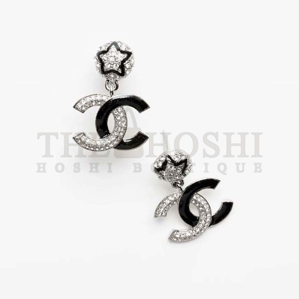 Ch**el Women Pendant Earrings in Metal and Strass Master Quality