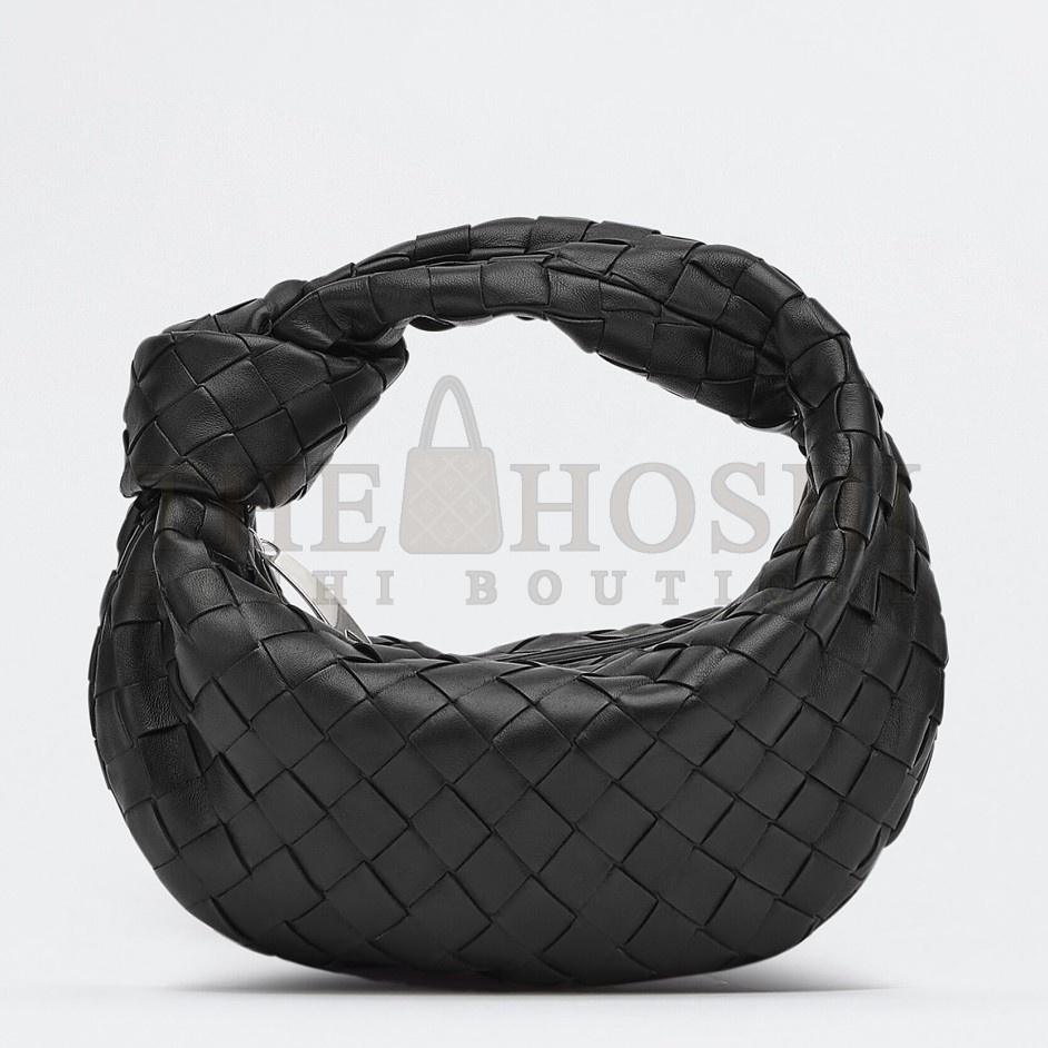 B0tt*ga Ven*ta BV Jodie Mini Bag In Black Intrecciato Lambskin Master Quality