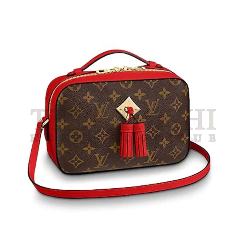 L0vis Vvtt0n LV Women Saintonge Handbag in Monogram Canvas and Smooth Leather Master Quality