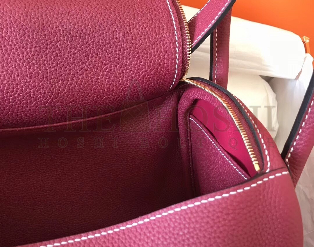 H**me5 Ruby Lindy 30cm Clemence Handmade Bag Master Quality