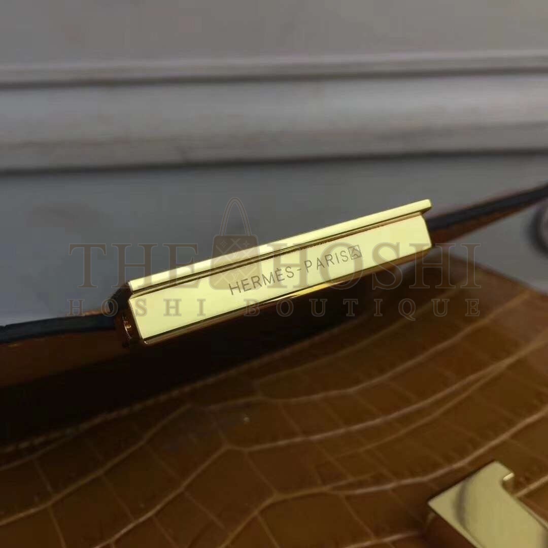 H**me5 Camarel Constance MM 24cm Crocodile Bag Master Quality