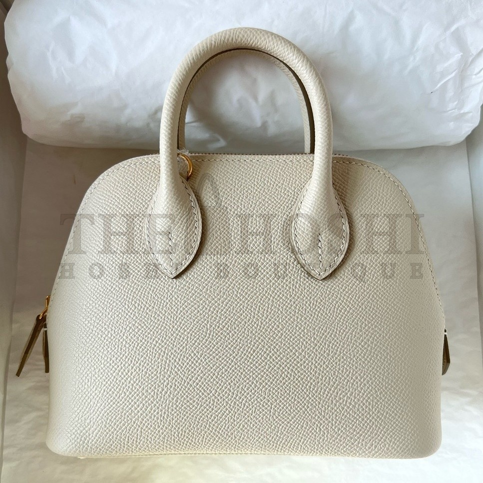 H**me5 Bolide 1923 Mini Handmade Bag In Craie Epsom Calfskin Master Quality