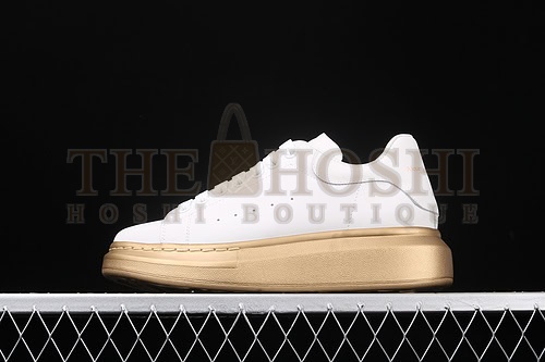 A1exa*der Mcqv*en Sole Sneakers White/White/Gold Master Quality