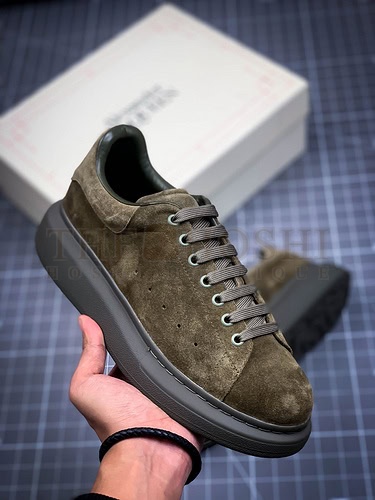A1exa*der Mcqv*en Sole Sneakers Dark Green/Black Master Quality