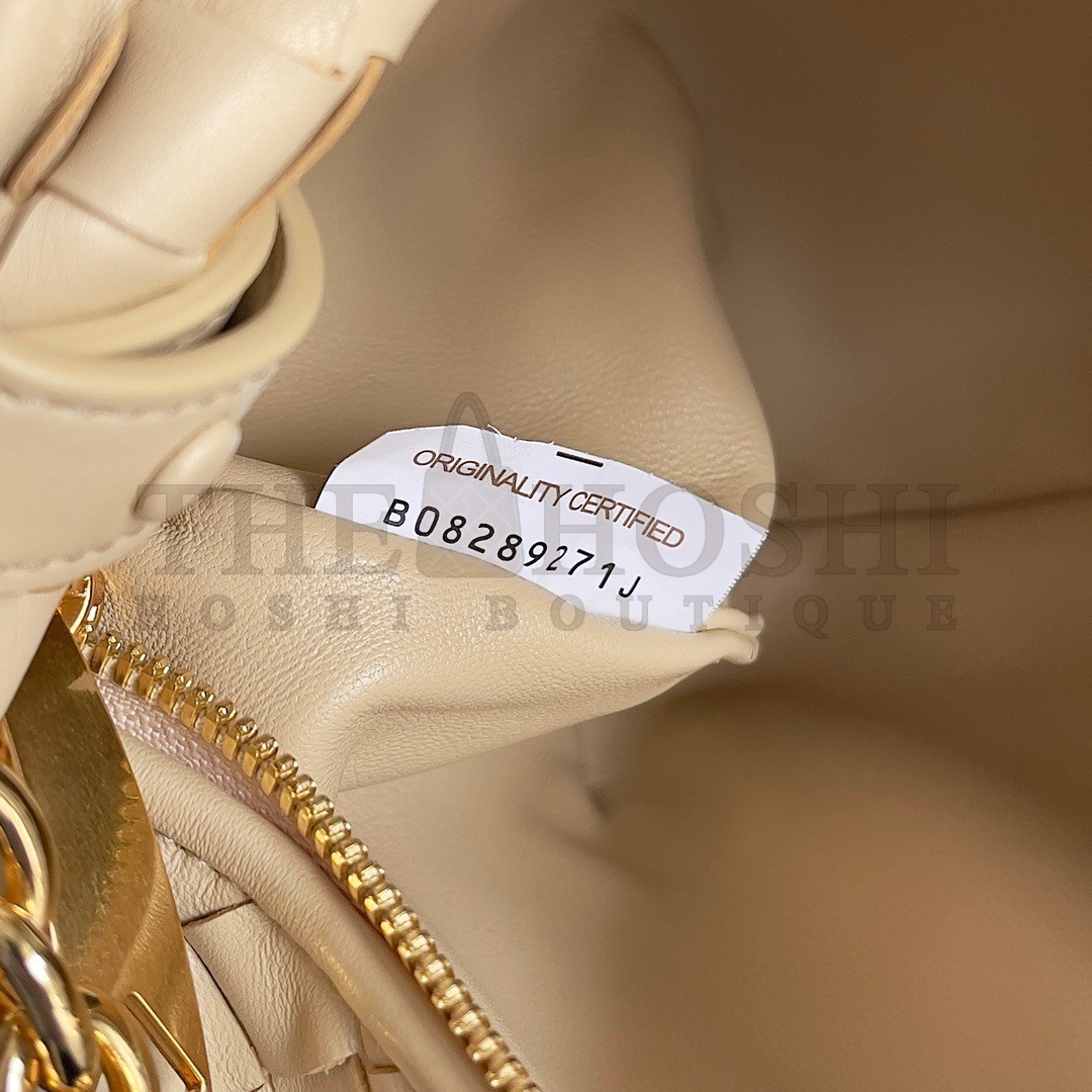 B0tt*ga Ven*ta Mini Jodie Chain Bag In Porridge Intrecciato Lambskin Master Quality