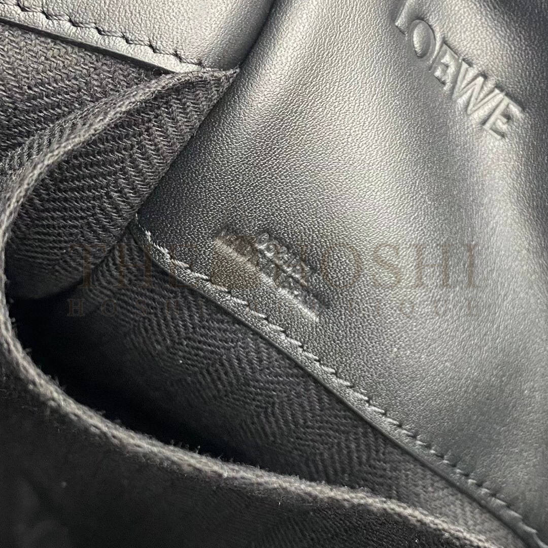 L0ew* Cushion Small Tote In Black Anagram Jacquard Master Quality