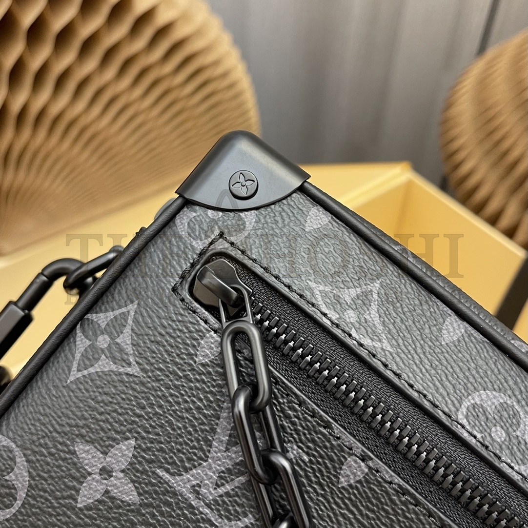 L0vis Vvtt0n LV Men Mini Soft Trunk Bag Monogram Eclipse Coated Canvas Master Quality