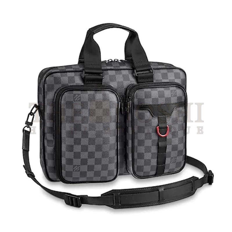 L0vis Vvtt0n LV Men Utility Business Bag Damier Graphite Canvas Master Quality