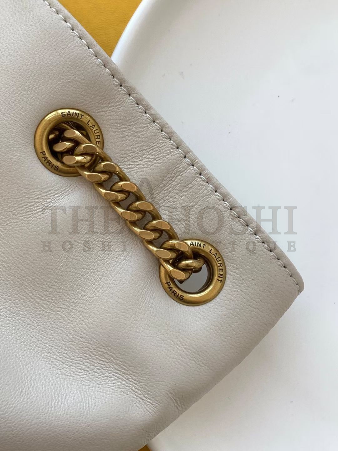 Sa1nt Lau*nt Joe Backpack In White Quilted Lambskin Master Quality