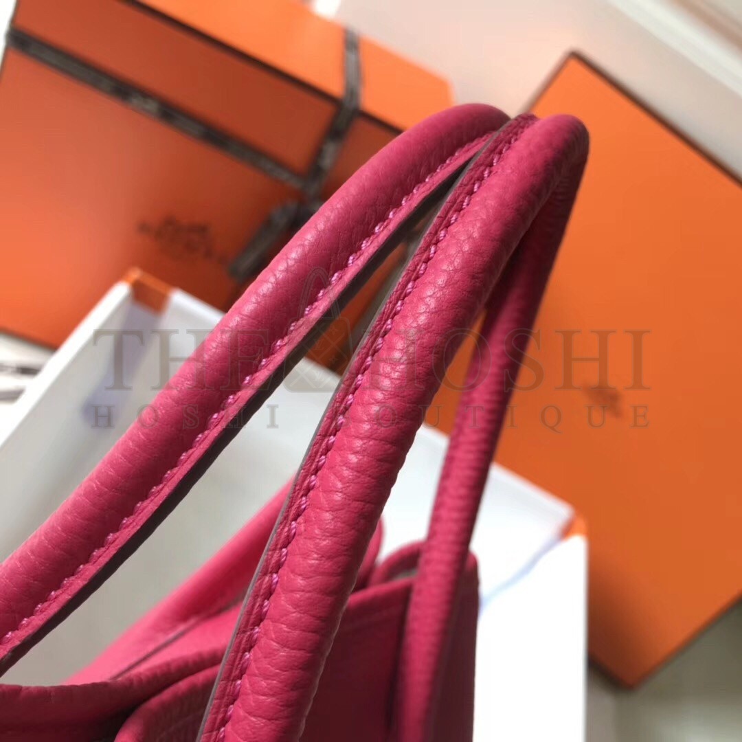 H**me5 Rose Red Clemence Garden Party 30cm Handmade Bag Master Quality