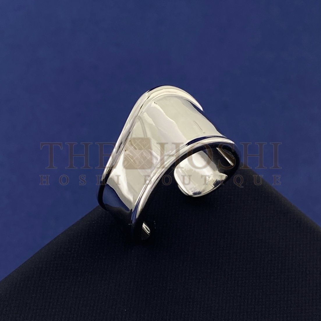 T*f*ny Medium Bone CuffinSterling Silver Ring Master Quality