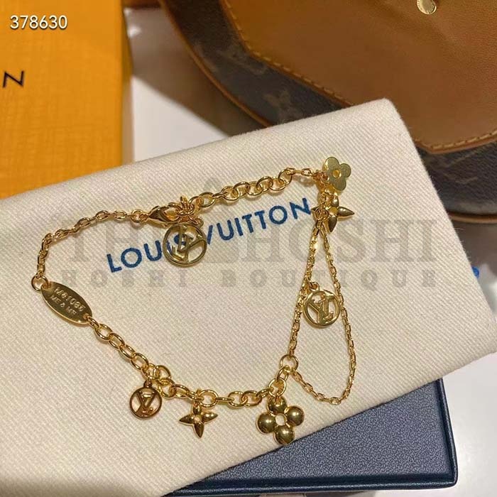 L0vis Vvtt0n Women LV Blooming S*pple Bracelet Brass Monogram Flowers LV Circle Master Quality
