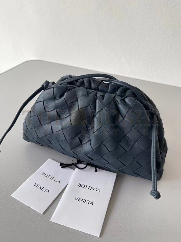 B0tt*ga Ven*ta Mini Pouch In Thunder Intrecciato Lambskin Master Quality