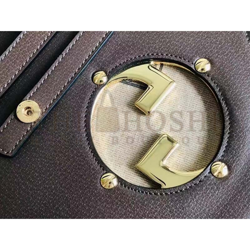 Gvc*1 Women GG Blondie Shoulder Bag Beige Ebony GG Svp*me Canvas Master Quality