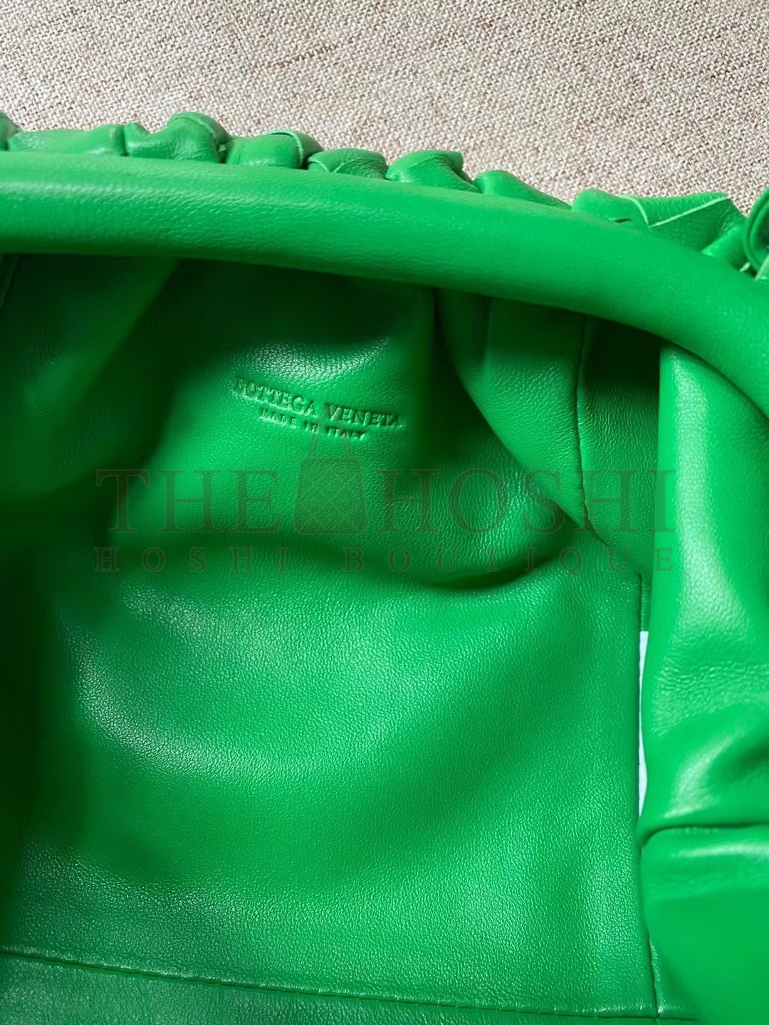 B0tt*ga Ven*ta Mini Pouch with Strap in Parakeet Intrecciato Lambskin Master Quality