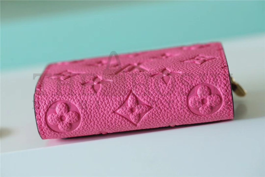 L0vis Vvtt0n LV Women Lou Wallet Fall For You Fuchsia Pink Monogram Coated Canvas Master Quality