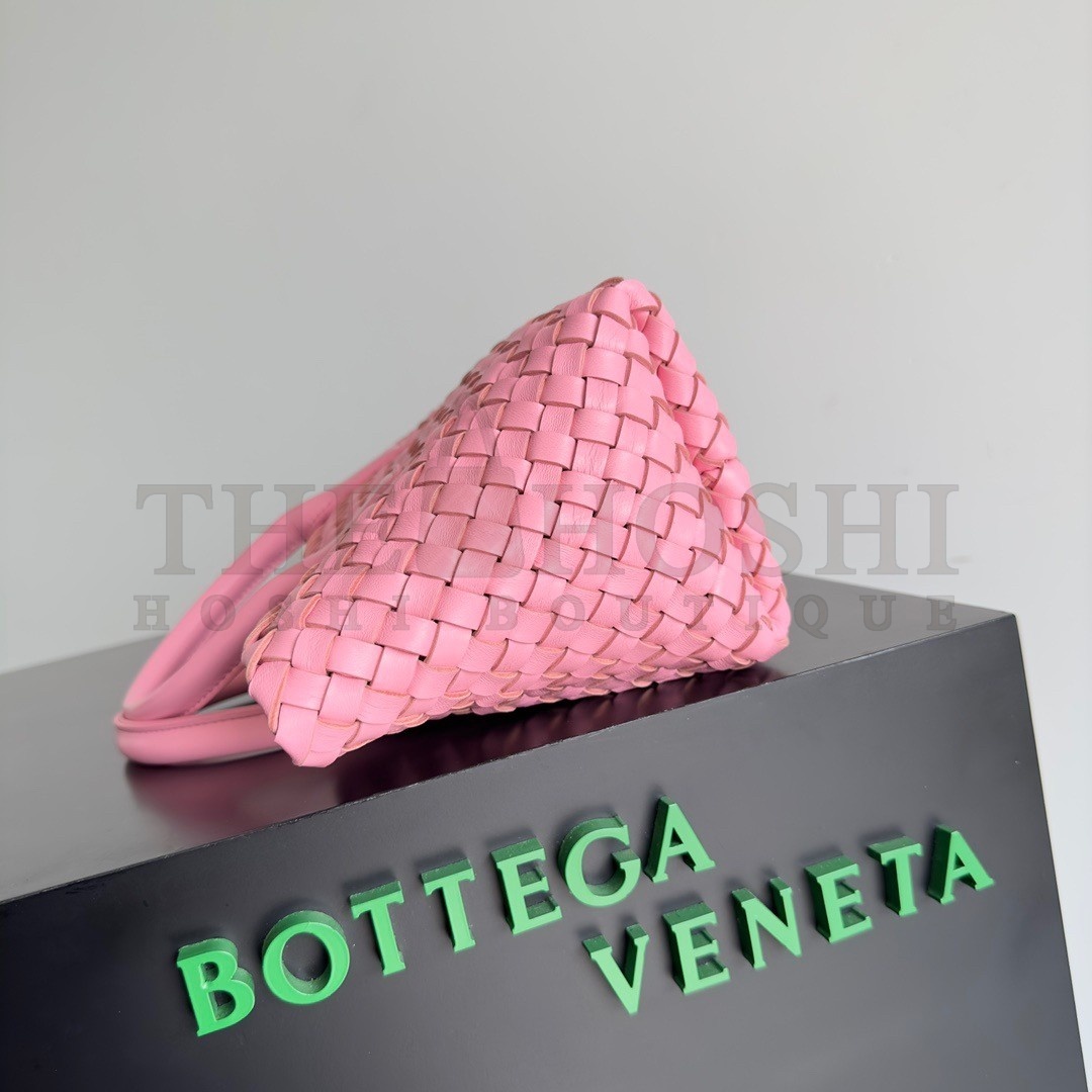 B0tt*ga Ven*ta Cabat Mini Bag In Pink Intrecciato Lambskin Master Quality