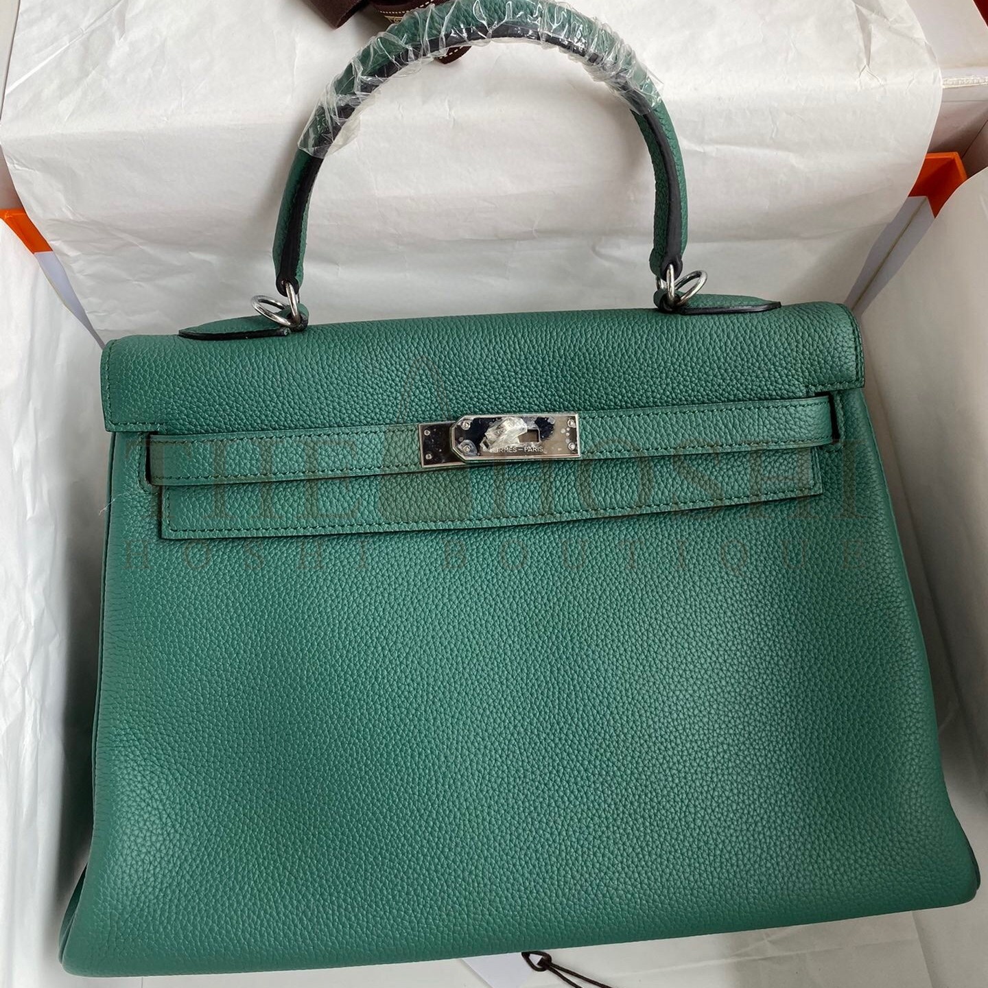 H**me5 Malachite Clemence Kelly Retourne 32cm Handmade Bag Master Quality