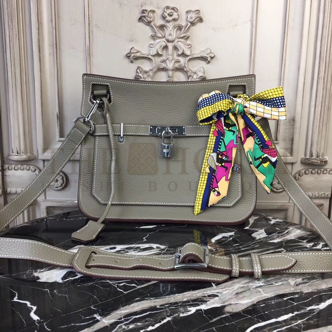 H**me5 Grey Clemence Jypsiere 28cm Bag Master Quality