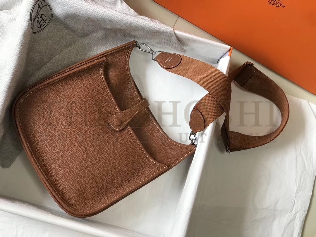 H**me5 Evelyne III 29 Bag In Gold Clemence Leather Master Quality