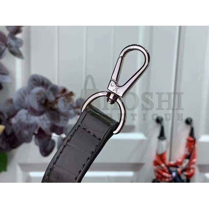 L0vis Vvtt0n LV Women Capucines BB Handbag Grey Crocodilien Brillant Savoir Faire Master Quality