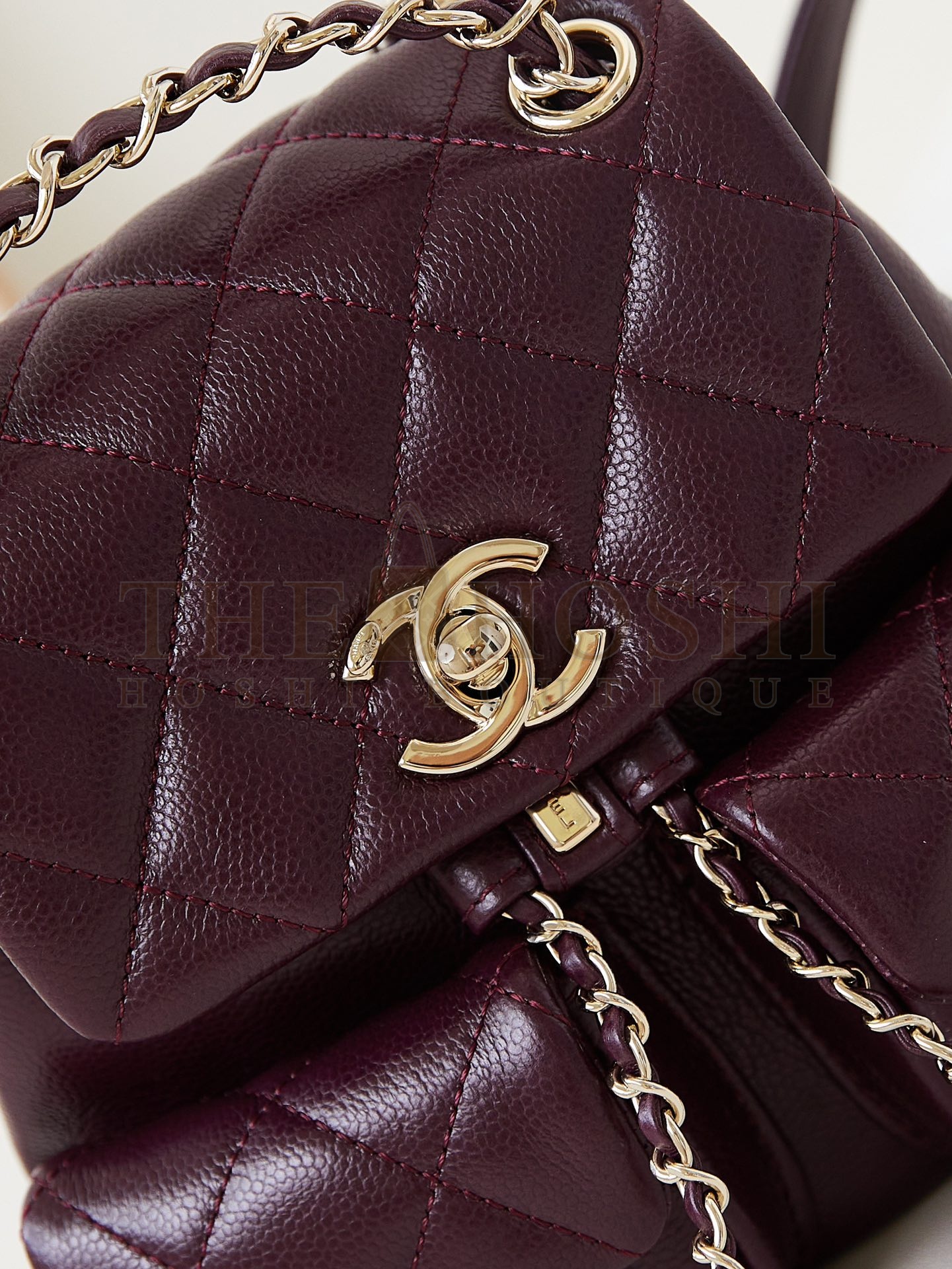 Calfskin Quilted Mini Duma Pockets Drawstring Backpack  Ch**el Master Quality