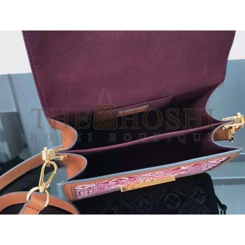 L0vis Vvtt0n LV Women Since 1854 Dauphine Mini Handbag Monogram Flowers Cowhide Master Quality