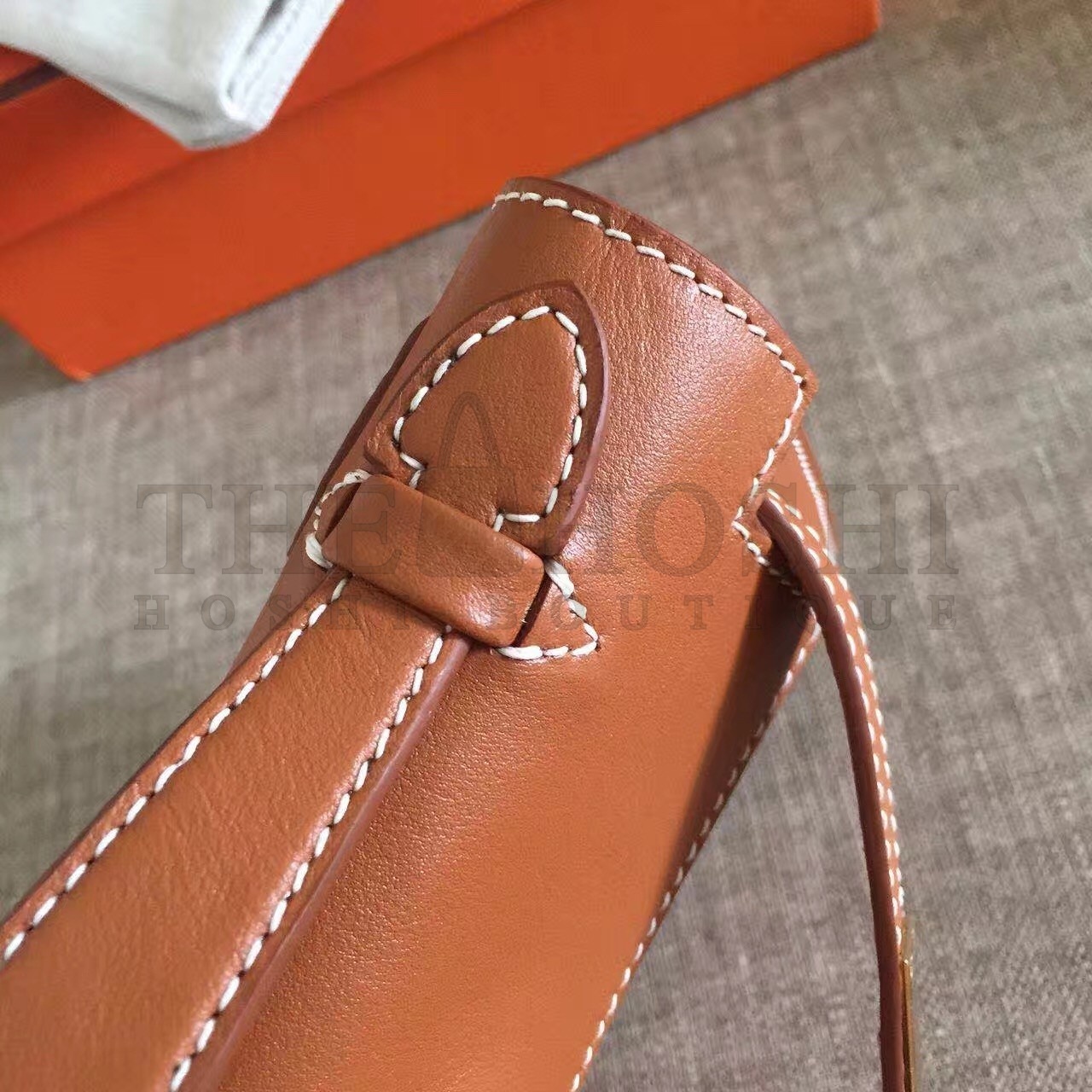 H**me5 Gold Kelly Pochette Swift Handmade Bag Master Quality