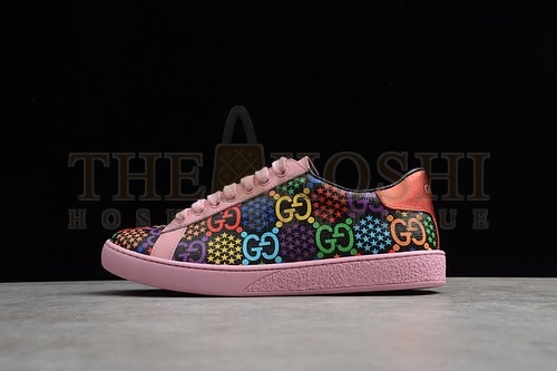 Gvc*1 Ace Embroidered Sneakers Pink/Multi-Color Master Quality