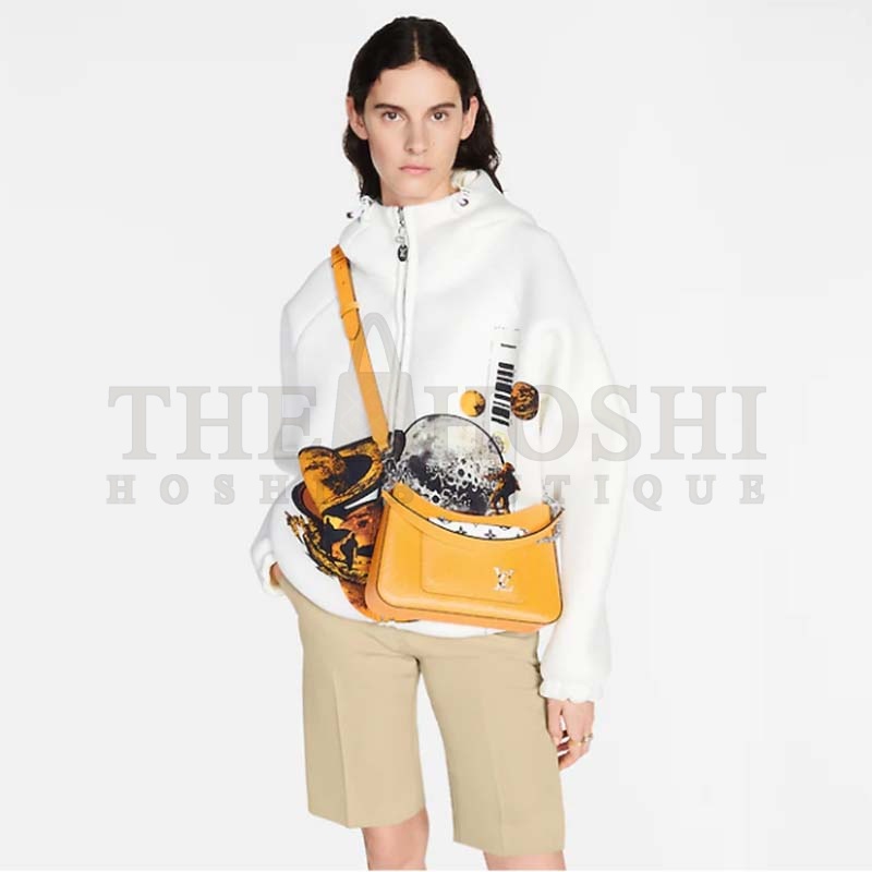 L0vis Vvtt0n LV Women Marelle Handbag Yellow Epi Grained Cowhide Leather Canvas Master Quality