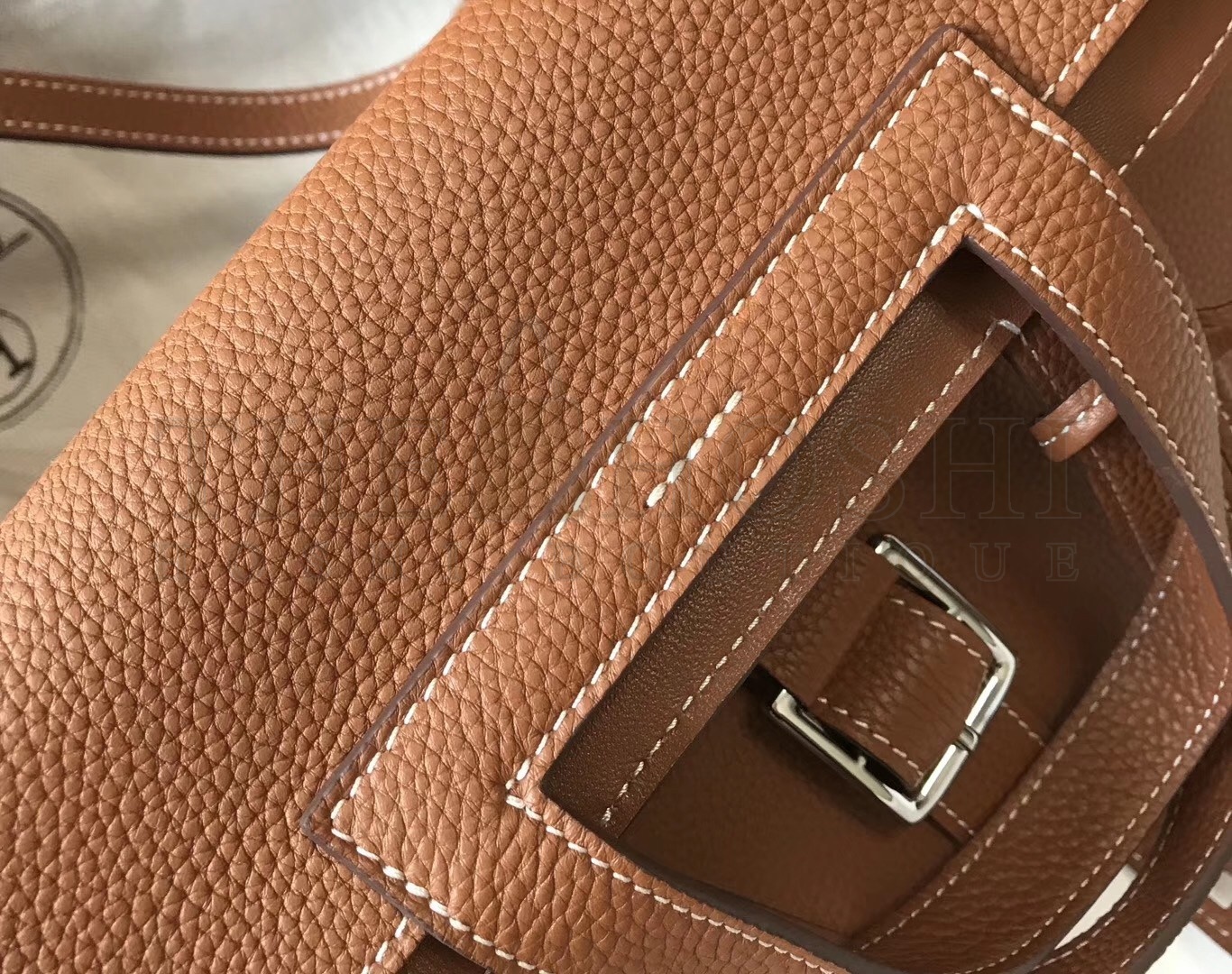 H**me5 Halzan Bag In Brown Clemence Leather Master Quality