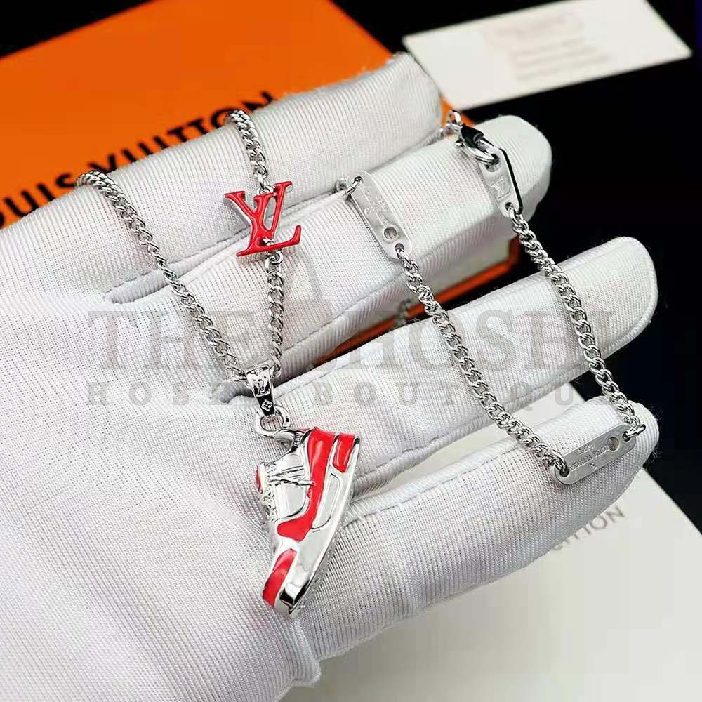 L0vis Vvtt0n Unisex LV Trainer Necklace-Red Master Quality
