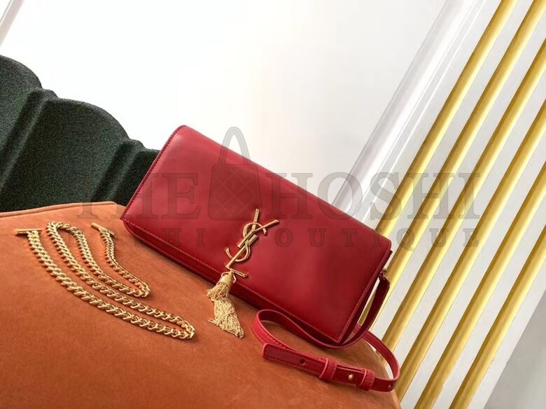 Sa1nt Lau*nt Kate 99 Shoulder Bag In Red Lambskin Master Quality