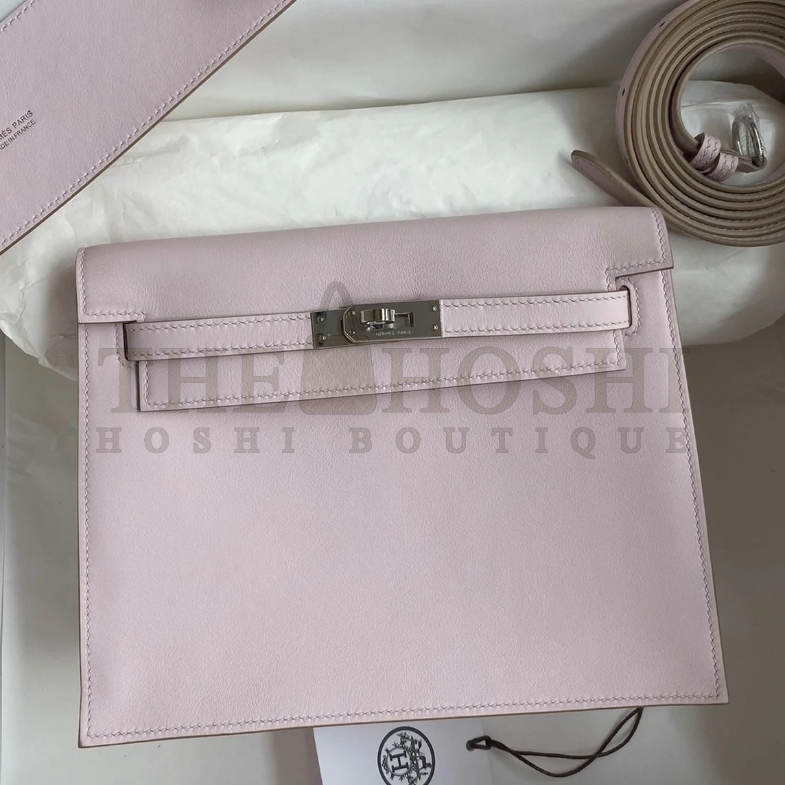 H**me5 Kelly Danse II Bag In Mauve Pale Evercolor Calfskin Master Quality