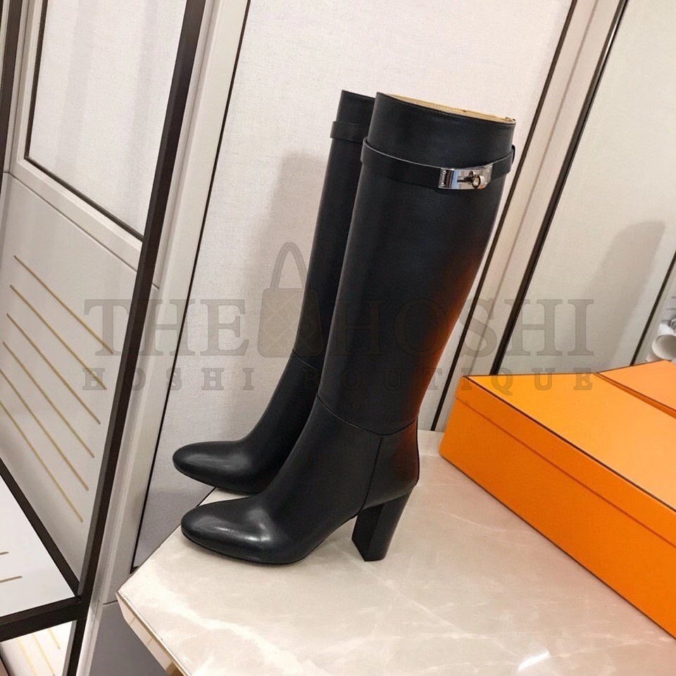H**me5 Story Boots In Black Calfskin Leather Master Quality