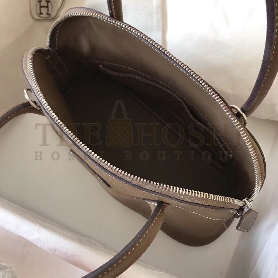 H**me5 Taupe Clemence Bolide 27cm Handmade Bag Master Quality