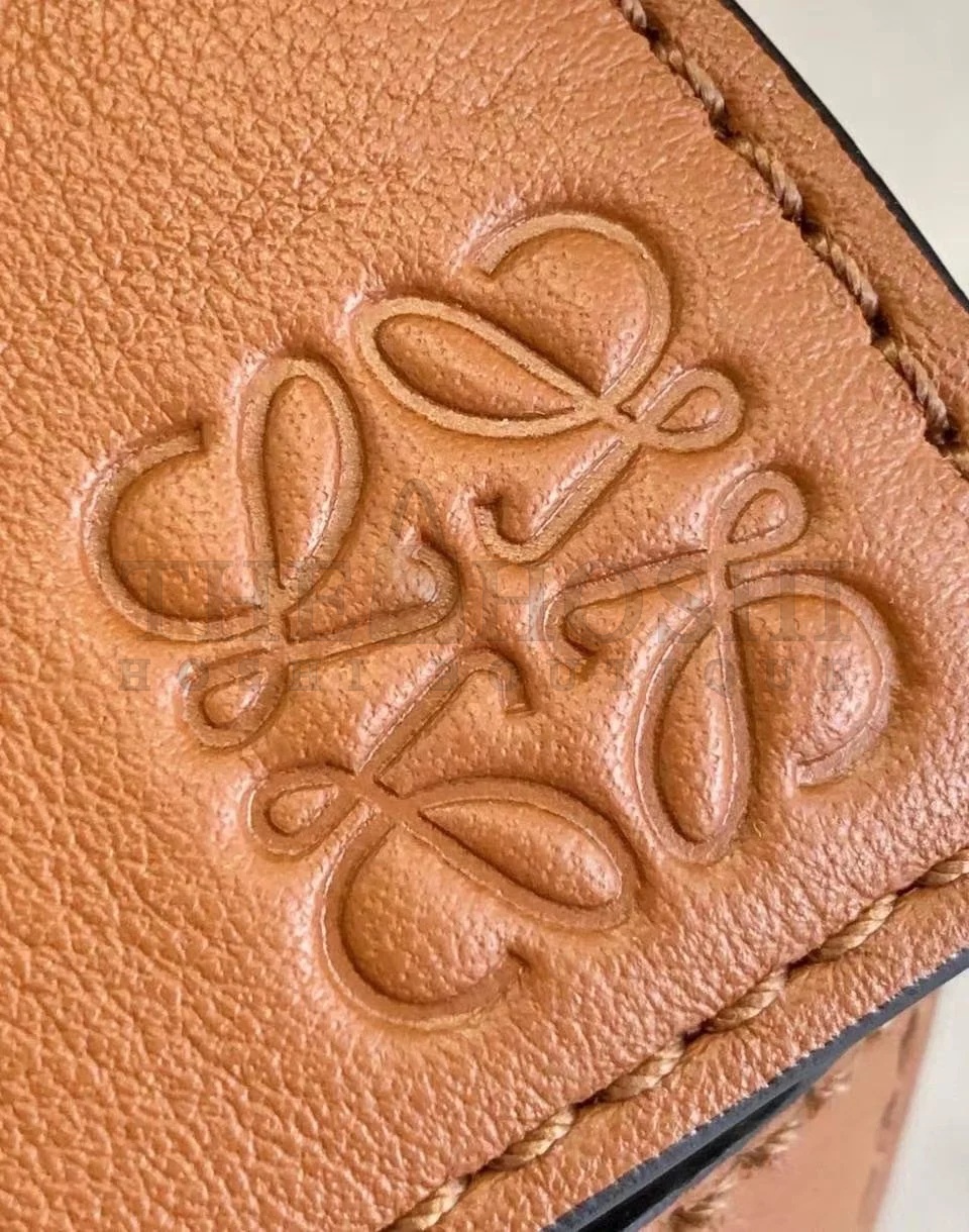 L0ew* Puzzle Mini Bag In Caramel Calfskin Master Quality