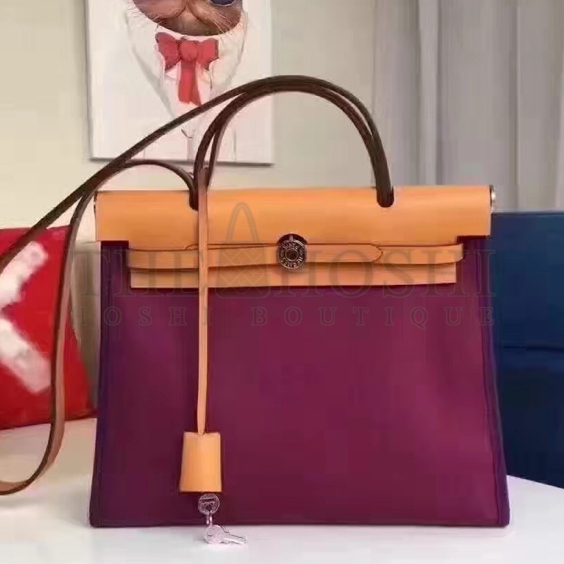 H**me5 Herbag Zip PM 31cm Bag In Fuchsia Canvas Master Quality