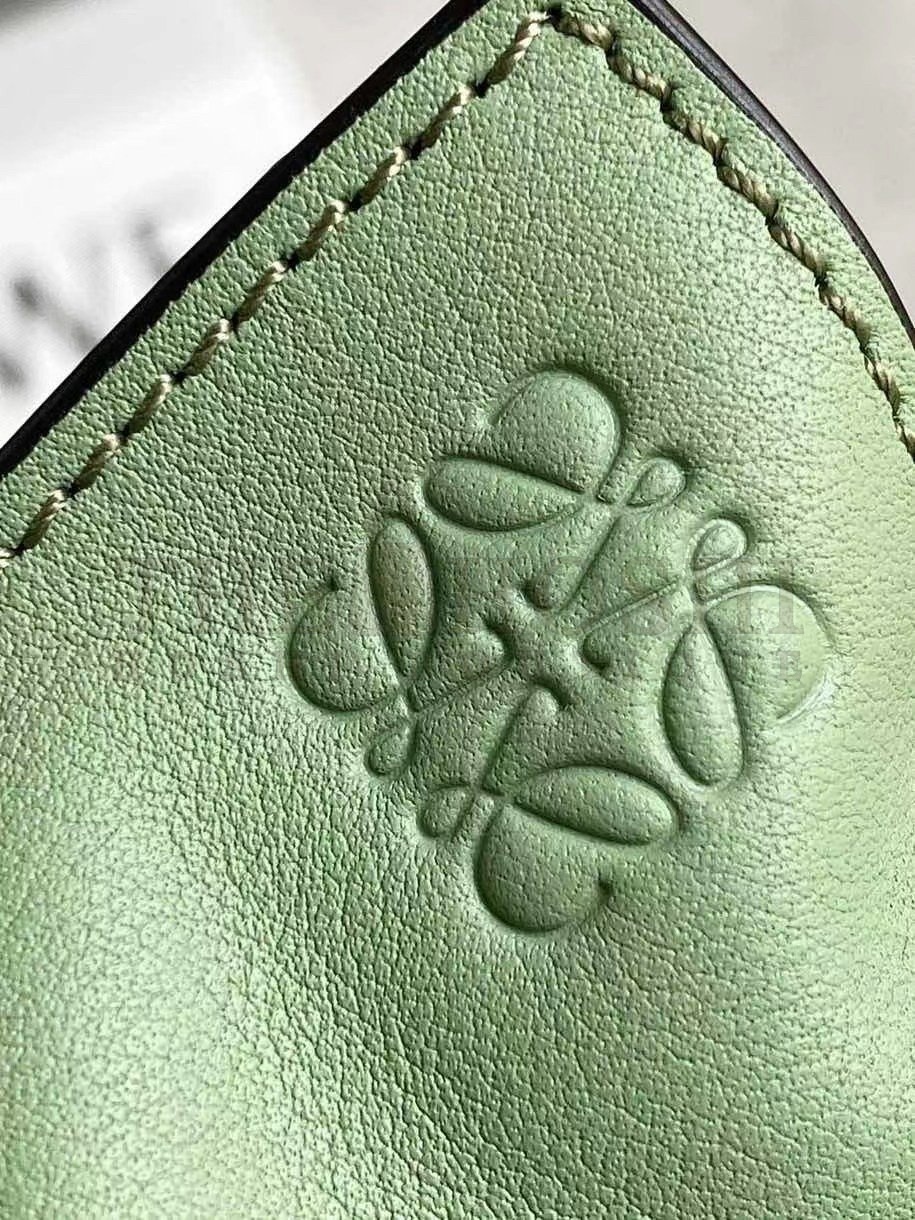 L0ew* Mini Flamenco Clutch Bag In Rosemary Calfskin Master Quality