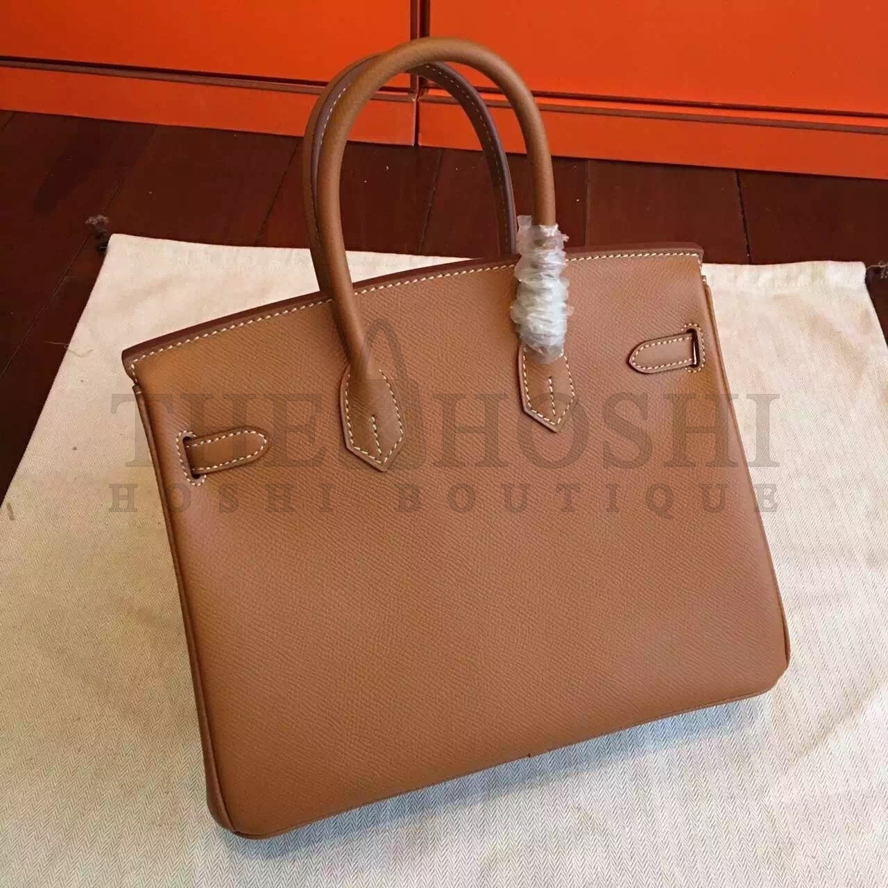 H**me5 Brown Birkin 25cm Epsom Handmade Bag Master Quality