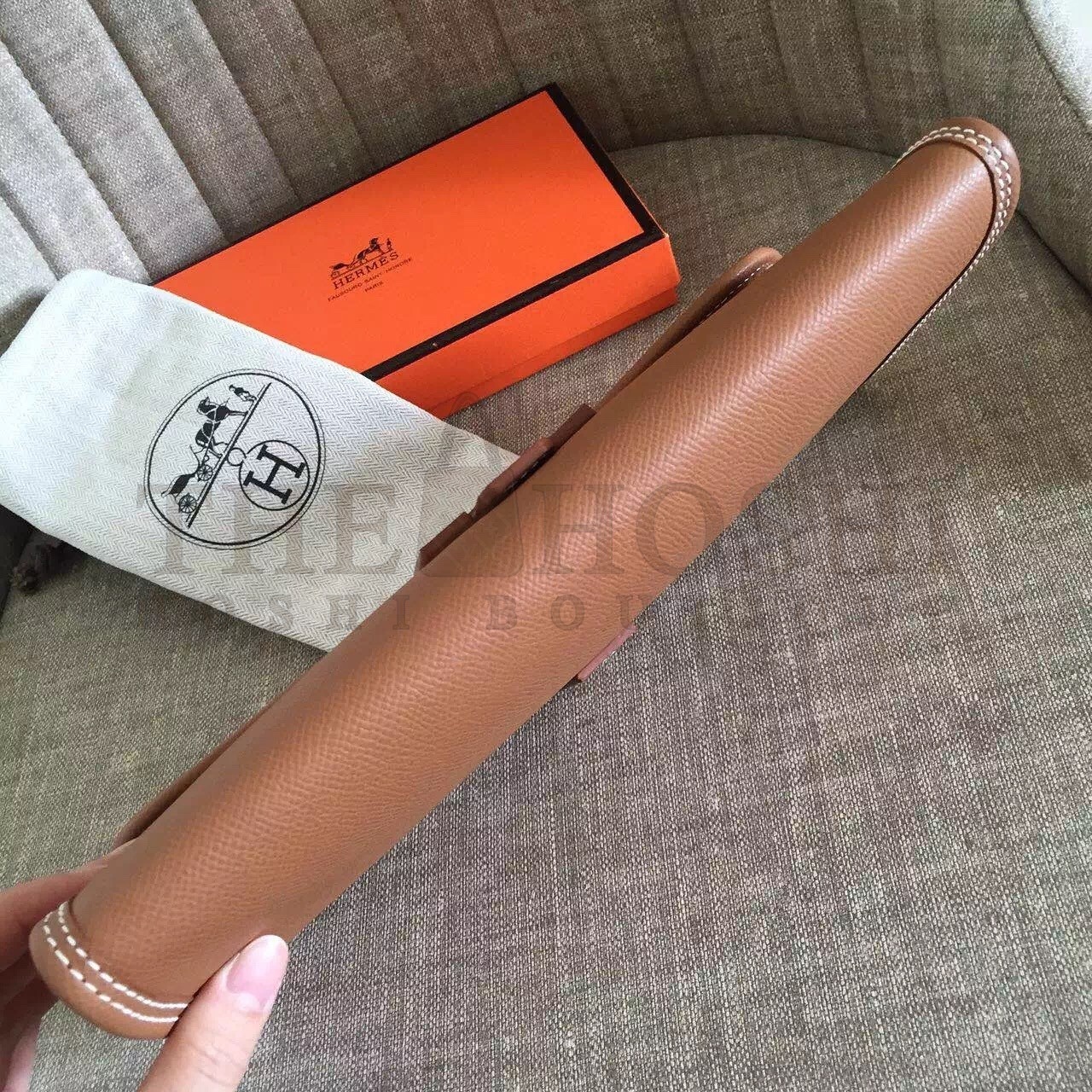 H**me5 Gold Epsom Jige Elan 29 Clutch Bag Master Quality