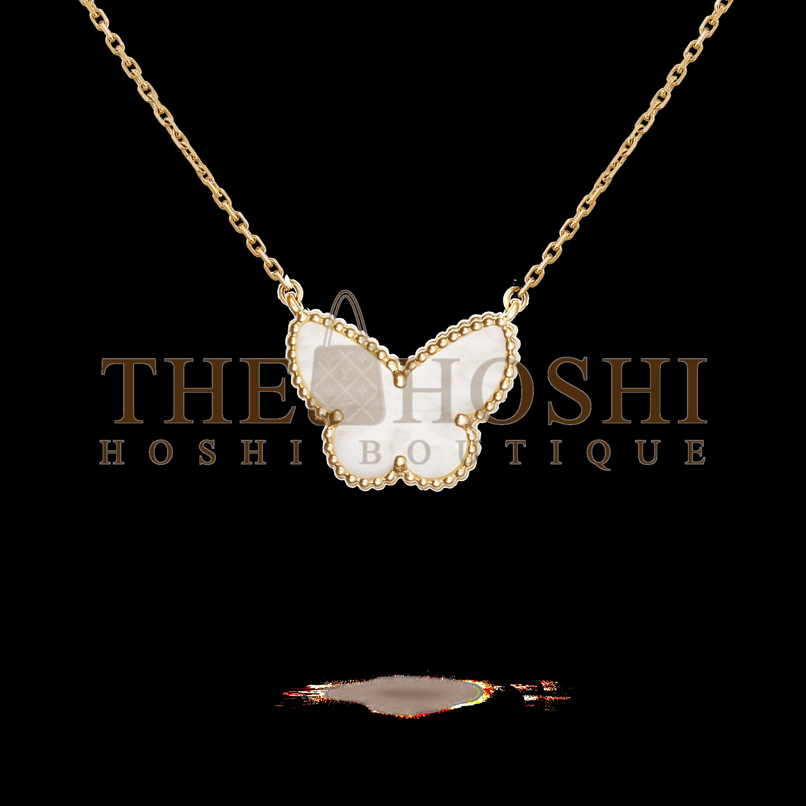 V*n Cl**f & Arpels Butterfly Necklace, Lucky Alhambra butterfly pendant Master Quality